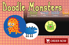 ThinDot Doodle Monsters